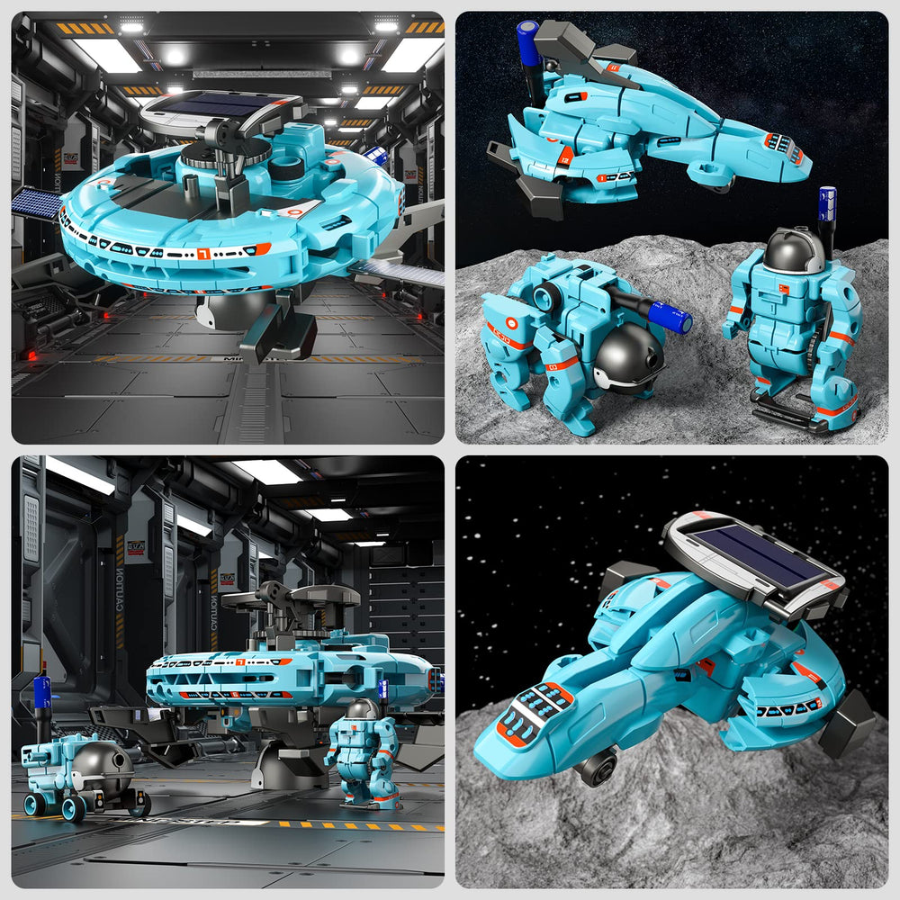 Lucky Doug battery-powered space robot kit for indoor use.