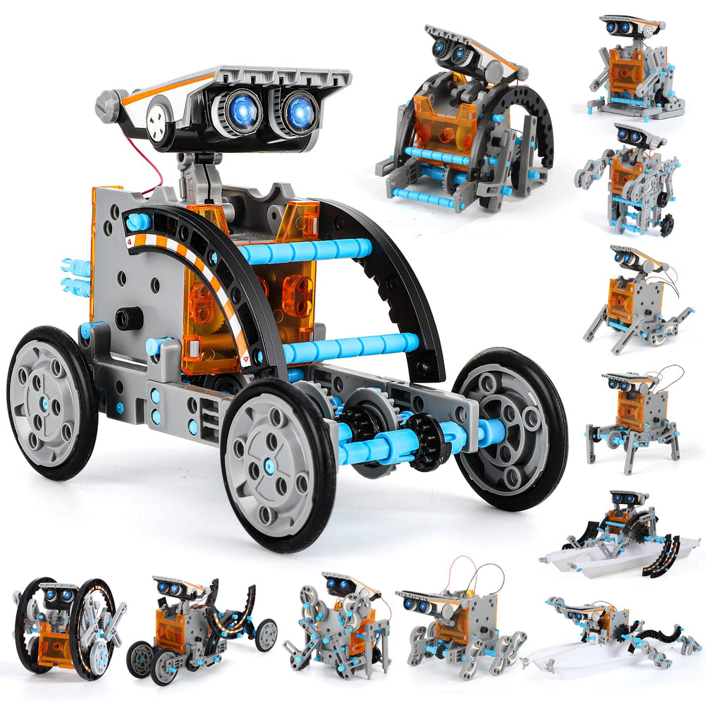 Lucky Doug solar robot kit 12in1 assembly demonstrates versatile hands-on learning