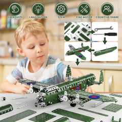 Lucky Doug airplane features spinning propeller for realistic play