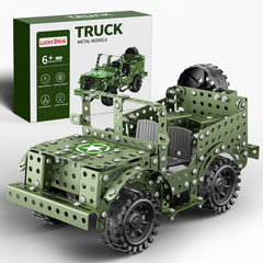 Lucky Doug STEM truck parts layout for easy assembly and identification