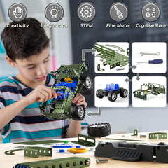 Lucky Doug assembly instructions guide young builders through steps.