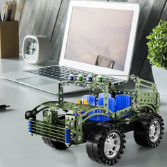 Lucky Doug durable metal build for long-lasting play value.