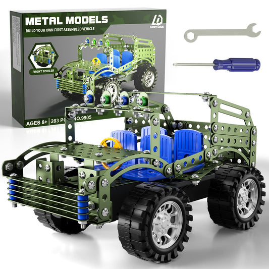 Lucky Doug metal parts kit for sturdy truck construction.