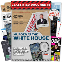 Lucky Egg MMC murder at the White House cover image for immersive at-home mystery nights