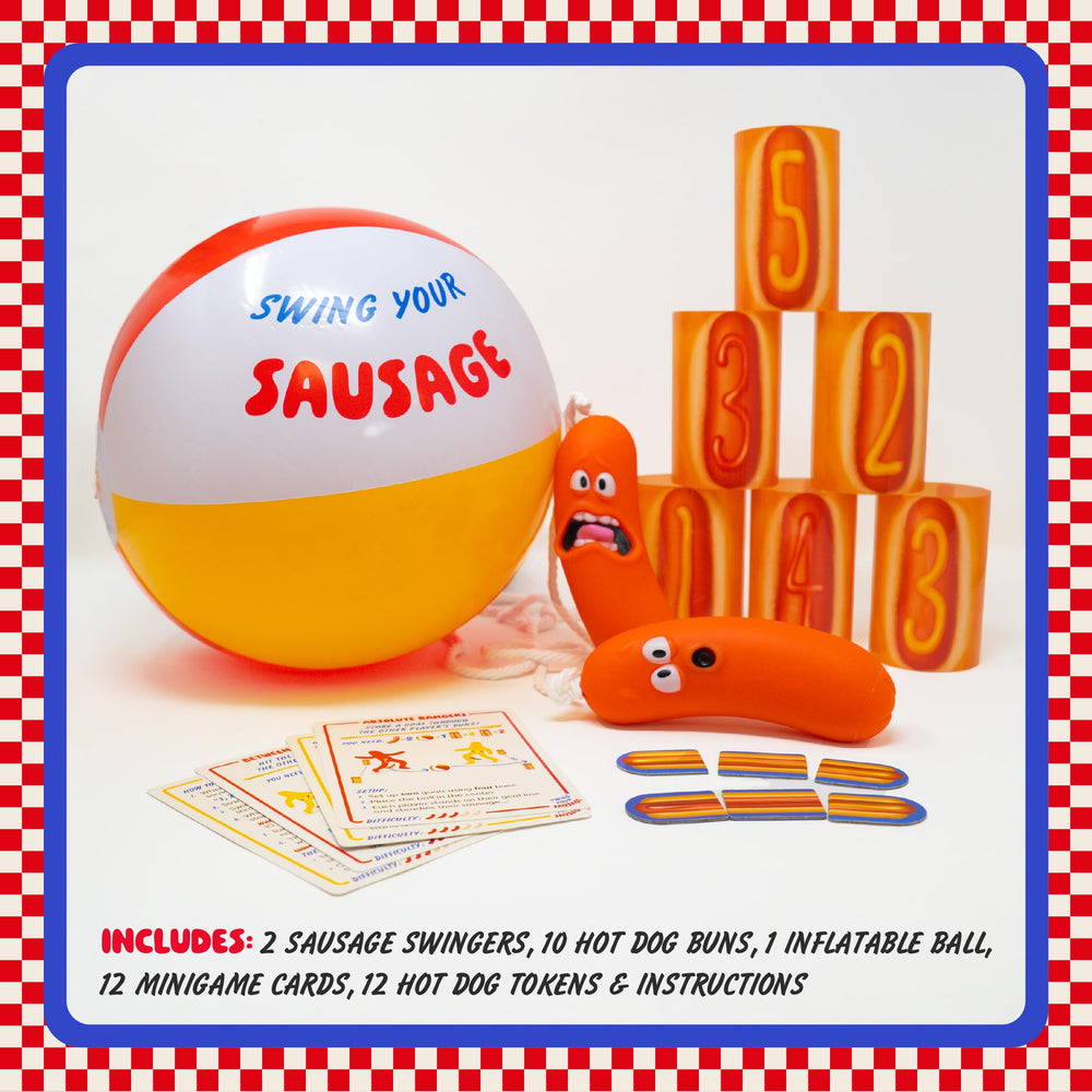 Lucky Egg Swing Your Sausage offers indoor and outdoor party fun for groups