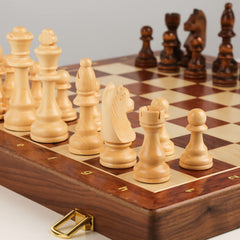 LuckyWish walnut maple wood board shows natural grain and elegance