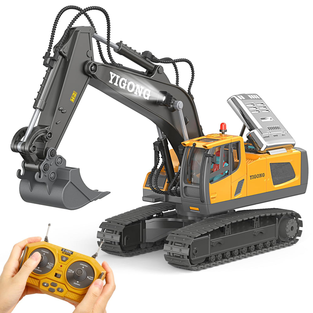 LUDILO remote-control excavator joystick for immersive play and precise digging