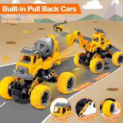 LUDILO take-apart dump truck toy for durable indoor and outdoor play