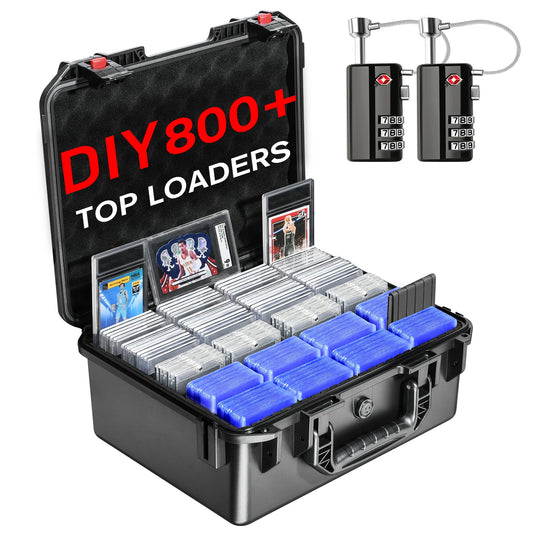 LUGECASE graded card case exterior shows rugged protection for on-the-go collectors.