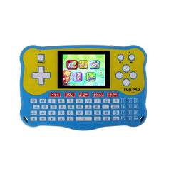 LUHYAUAN Kids Tablet front blue design supports portable learning.