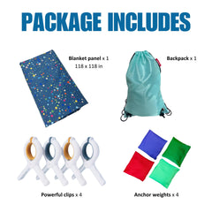 lukidoki Magic Fort indoor and outdoor use for versatile play