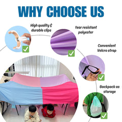 lukidoki Magic Fort interior ready offers a cozy reading or spy base
