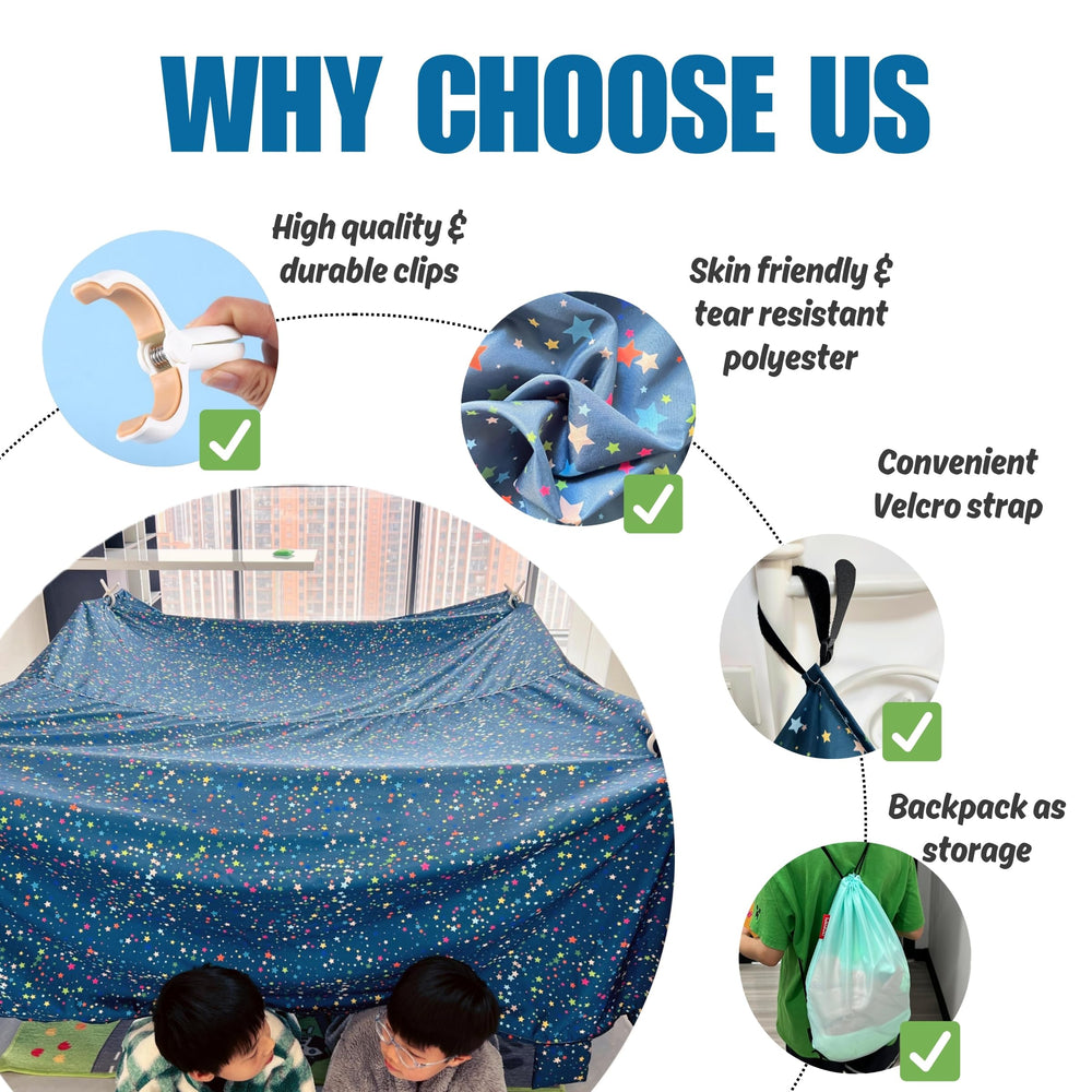 lukidoki Magic Fort packaged in backpack for portable fun