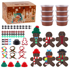 LULEEYANG 8Pack Christmas Gingerbread Man Kit components for creative crafting