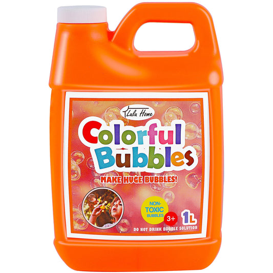 Lulu Home concentrate bottle used for easy 1 L refills and bubble machines