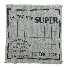 Lulu Home reversible board shows checkerboard and tic-tac-toe grids.