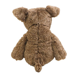Bradley Bulldog seated pose shows compact 13-inch size for travel