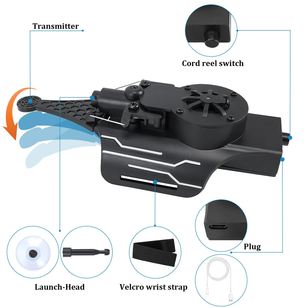 Lumhew rechargeable battery powers cordless web-shooting sessions