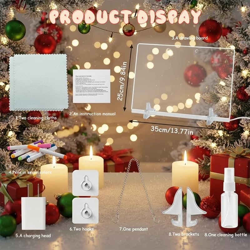 Lumiboard LED drawing board lighting modes image emphasizes four modes and color options.