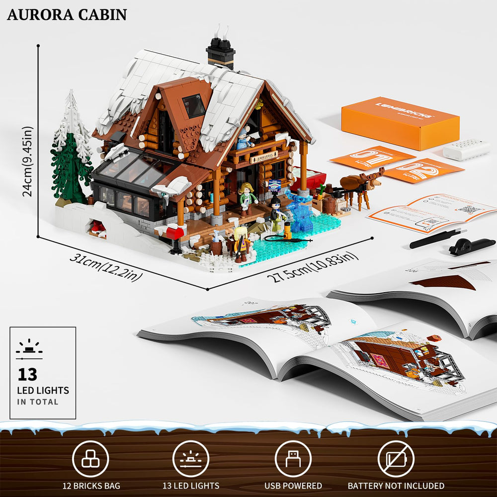 Lumibricks Aurora-Cabin modular light module enables customizable scenes.
