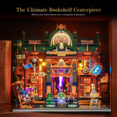 Lumibricks Steampunk glowing rift center shows a pulsating light for dramatic display.