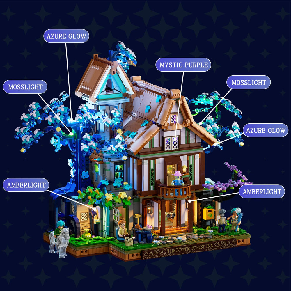 Lumibricks Sylvan-Inn text system invites storytelling within the magical treehouse.