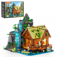 Lumibricks Waterfall Cabin Mechanism activates cascading waterfall for immersive display