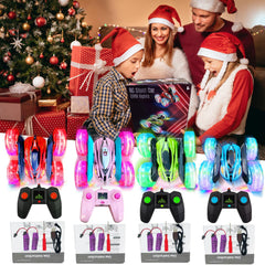 Lumiparty color-changing LED wheels glow during fast runs.