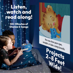 Luna Storytime Daniel Tiger audio content enhances group listening and singing.