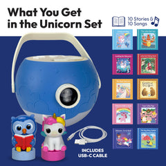 LUNA STORYTIME nightlight with music adds a gentle glow for calming bedtime routines