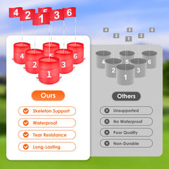 Lunalazeo durable golf holes and balls endure years of use.