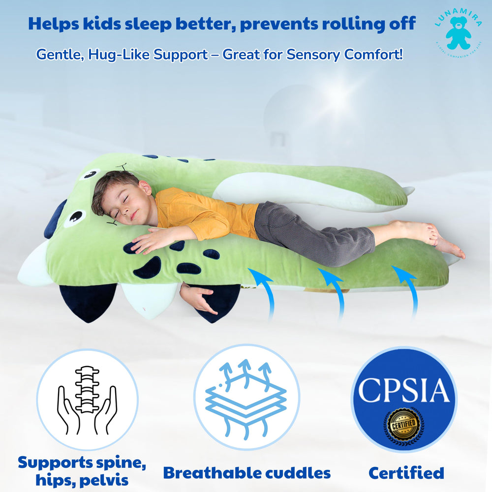 LUNAMIRA Dino pillow makes a delightful gift for kids