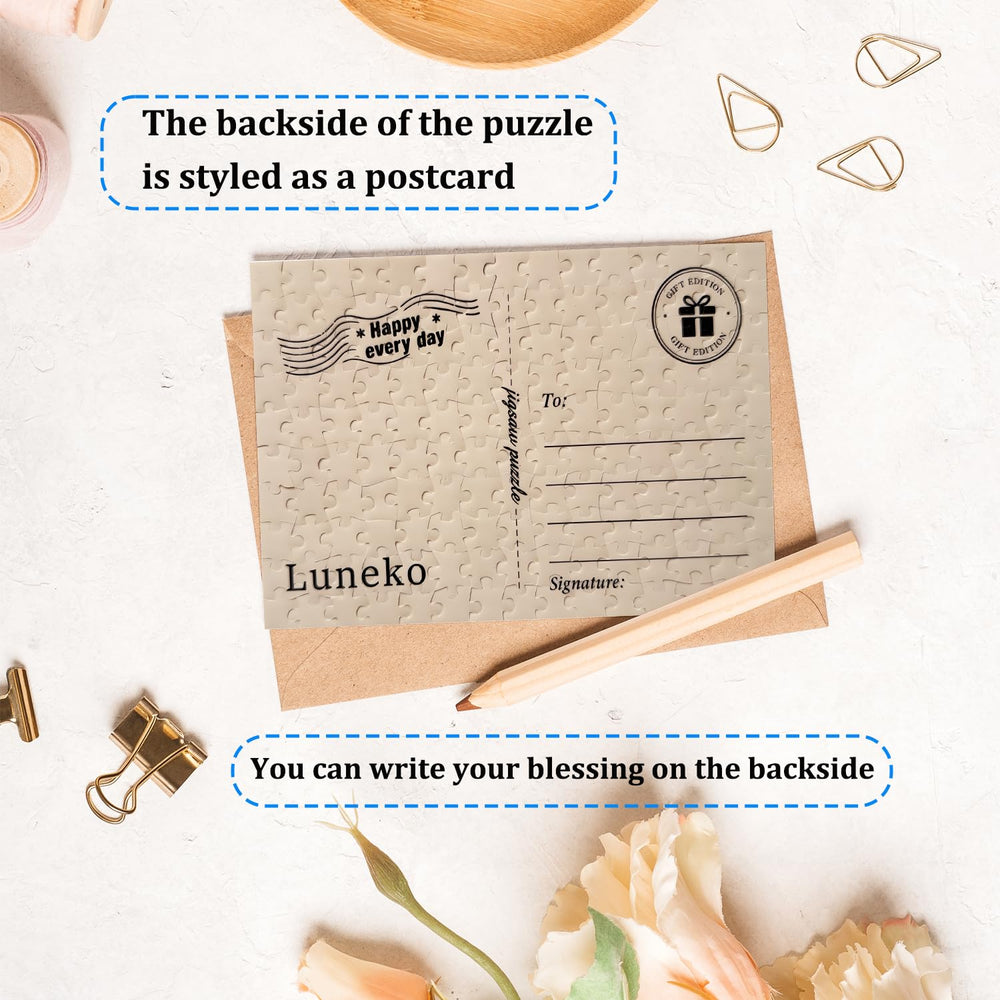 Luneko small puzzle travel pack keeps puzzles tidy and easy to carry.