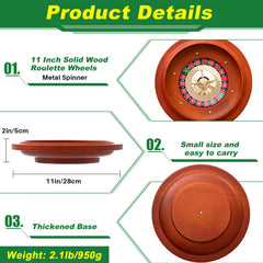 Lunmon roulette dealer button for authentic table action
