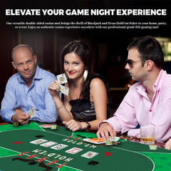Lunorvexia felt surface provides smooth play and easy card glide
