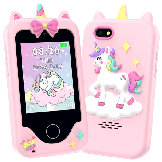 Luoba Kids Phone with 2.8-inch touchscreen for easy learning sessions