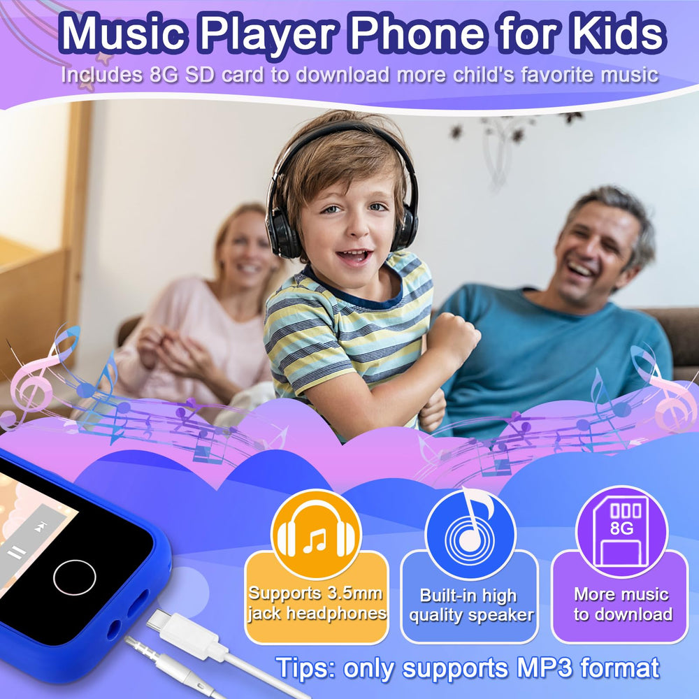 Luoba Kids Phone blue dinosaur silicone case for protection