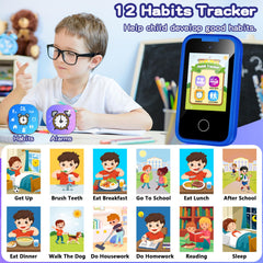 Luoba Kids Phone blue wallpaper options for personalization