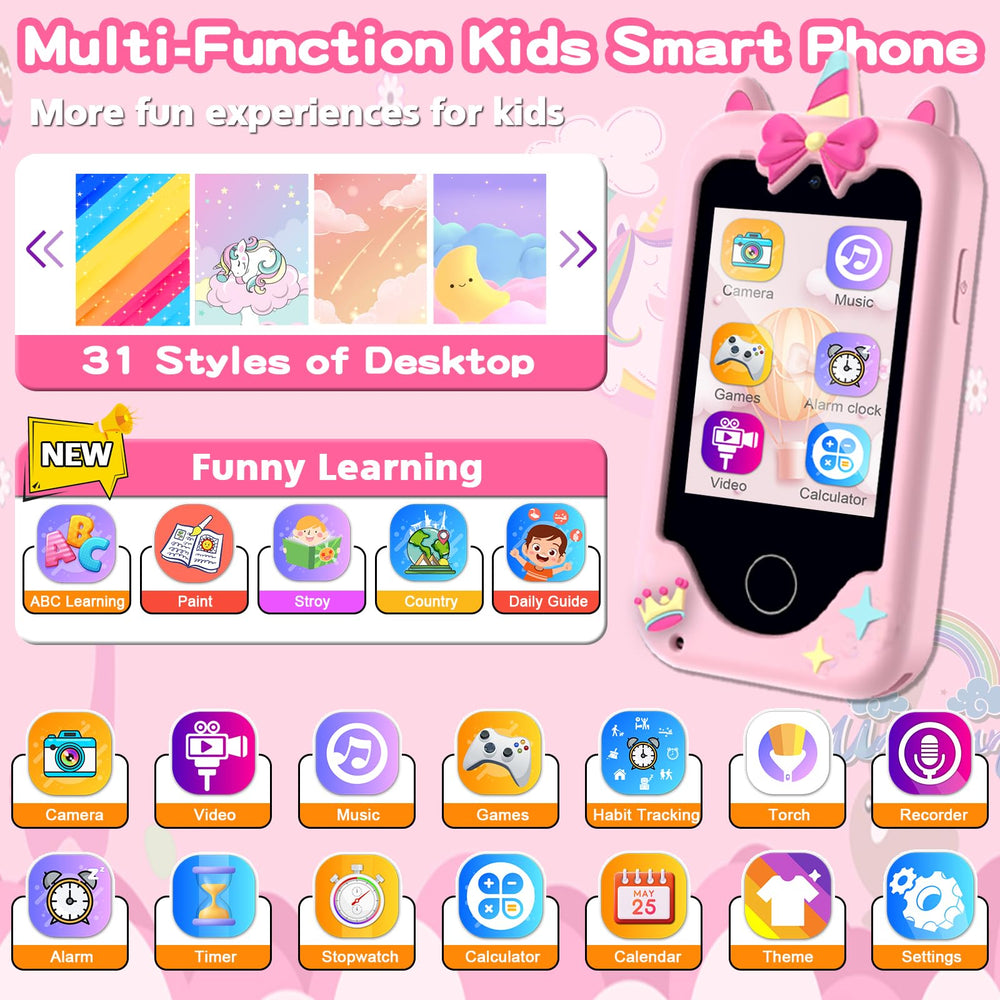 Luoba Kids Phone dual-camera setup for kid-friendly photos and videos