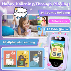 Luoba lanyard attachment keeps the toy phone easy to carry.