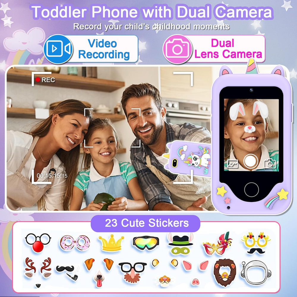 Luoba phone in a child's hand during playtime supports imaginative learning.