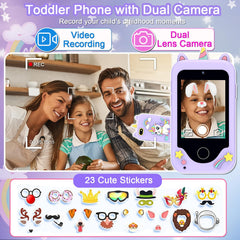 Luoba phone in a child's hand during playtime supports imaginative learning.