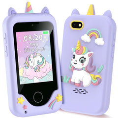 Luoba Kids Smart Phone front view for small hands and easy navigation.