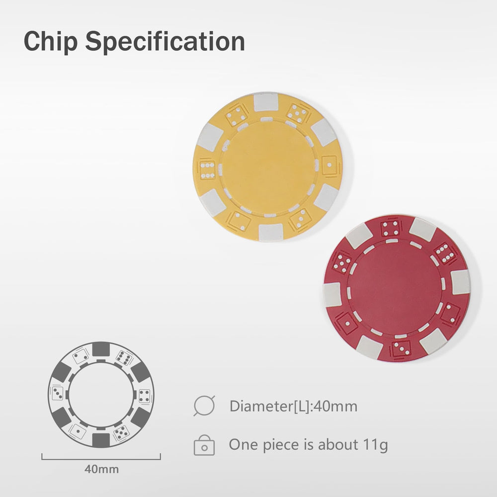 LUOBAO 300-chip set with color coding speeds game setup