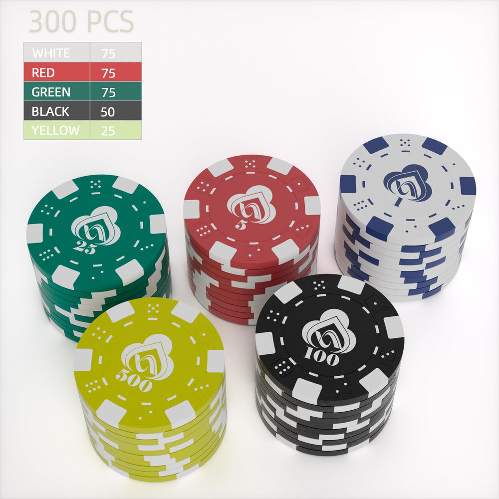 LUOBAO 39mm diameter poker chip with professional table feel