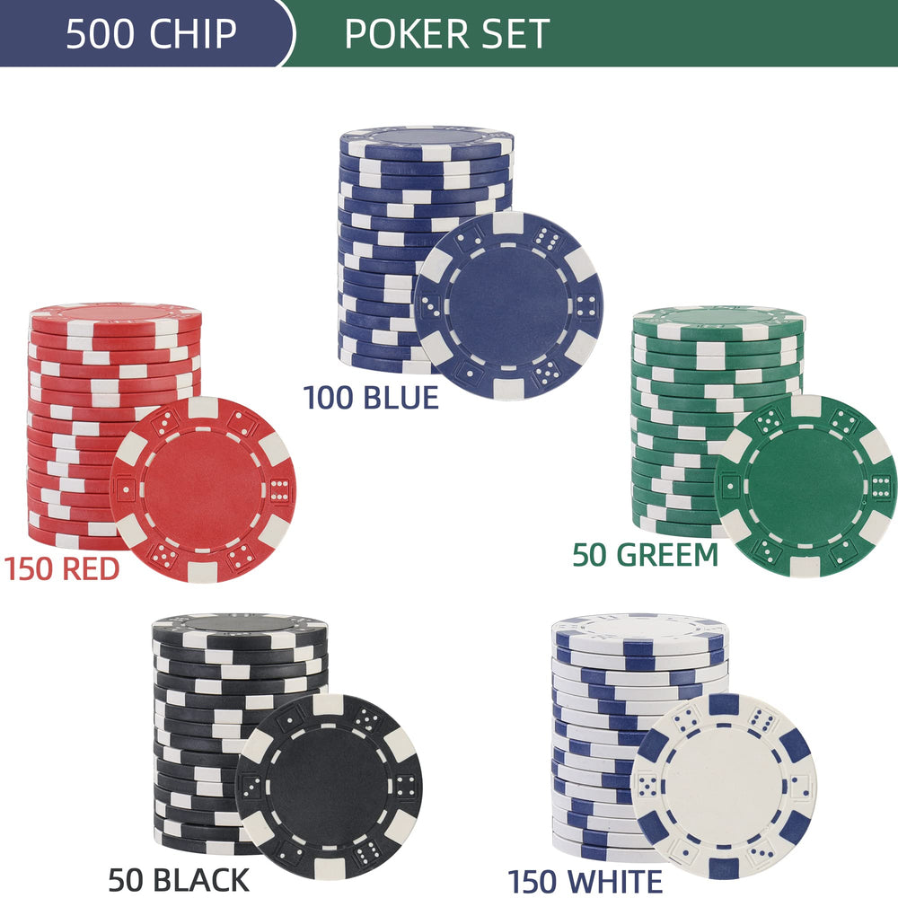 LUOBAO clay chips 11-5g deliver satisfying heft and authentic casino feel.