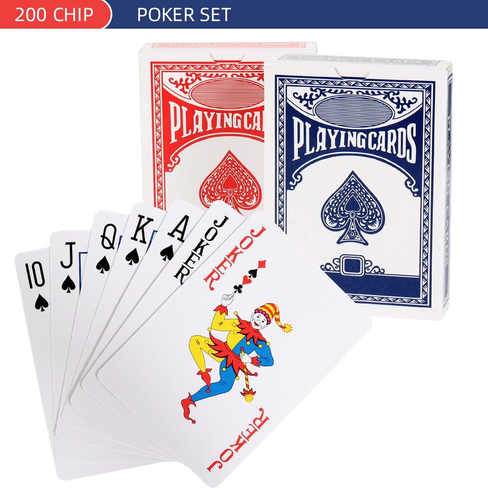 LUOBAO four-color chip set in green, black, red, white for games