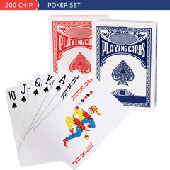 LUOBAO four-color chip set in green, black, red, white for games