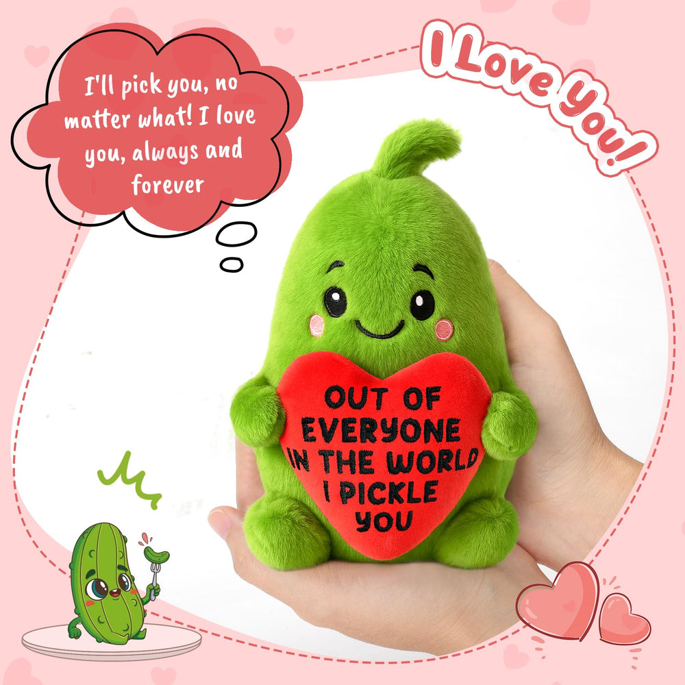 LuoHere pickle desk decor, cheerful reminder of affection