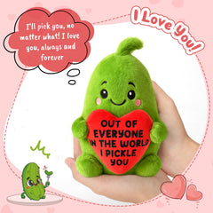LuoHere pickle desk decor, cheerful reminder of affection